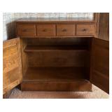 Vintage Ethan Allen Baumritter Heirloom Maple and Birch Cabinet