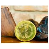 Brazilian Jacaranda Rosewood Hand Sculptures and Brass Fist with Maker Imprint