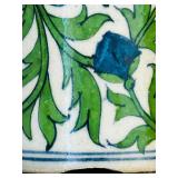 India Handicraft Decorative Ceramic Bathroom Toothbrush, Stationery, Pen and Pencil Stand Holder, Vase and India Pottery Blue Glaze Rounded Vase  / Bowl