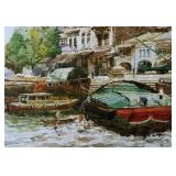 "Singapore River" Watercolor by Tong Chin Sye