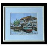 "Singapore River" Watercolor by Tong Chin Sye