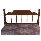 Pair of Ethan Allen Heirloom Nutmeg Maple Colonial Early American Twin Headboards