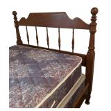 Pair of Ethan Allen Heirloom Nutmeg Maple Colonial Early American Twin Headboards