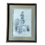 "Minute Man Statue" Print by R.E. Kennedy