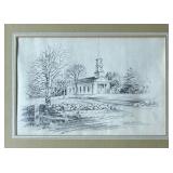 The Martha-Mary Chapel Print by F. Murbay