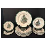 Festive Spode Christmas Tree China Grouping