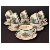 Festive Spode Christmas Tree China Grouping