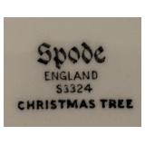 Festive Spode Christmas Tree China Grouping