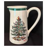 Spode Christmas Tree Pitcher, Heart Shaped Dish and Plate