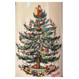 Spode Christmas Tree Pitcher, Heart Shaped Dish and Plate