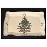 Spode Christmas Tree Spreaders, Canapé Tray and Peace Star Dish