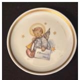 Five Adorable Plates by The Berta Hummel Museum Miniature Plate Collection