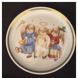Five Adorable Plates by The Berta Hummel Museum Miniature Plate Collection