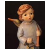 Three Hummel Figurines including Hosanna, Angle with Lute and Duet