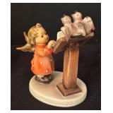Three Hummel Figurines including Hosanna, Angle with Lute and Duet