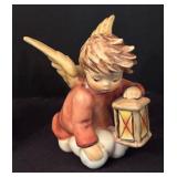 Four Angelic Hummel Figurines including Flying High, Angelic Guide, Light Up the Night and Peace on Earth