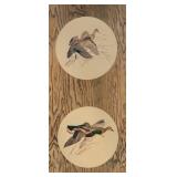 Vintage Duck Motif Print