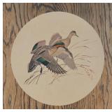 Vintage Duck Motif Print