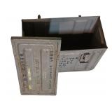 Vintage Metal Military Supply Box