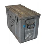 Vintage Metal Military Supply Box