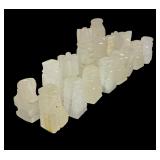 Gorgeous Vintage Onyx and Marble Chess Set