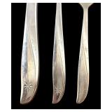 Oneida Twin Star Silver Plated Flatware Service for Ten