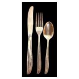 Oneida Twin Star Silver Plated Flatware Service for Ten