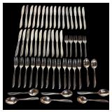 Vintage Oneida Twin Star Silver Plated Flatware