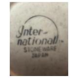 International Stoneware Heartland Cups, Pitcher, Salt/Pepper Shakers, Butter Dish, Napkin Holder and More