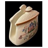 International Stoneware Heartland Cups, Pitcher, Salt/Pepper Shakers, Butter Dish, Napkin Holder and More