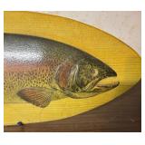 Vintage Rainbow Trout Plaque by Weber Lifelike Fly Company