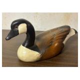 Wooden Bird Factory Original Canada Goose Decoy by L. Denzer