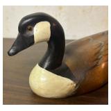 Wooden Bird Factory Original Canada Goose Decoy by L. Denzer