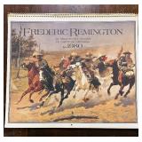 Vintage 1980 Frederick Remington Calendar