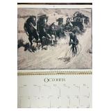 Vintage 1980 Frederick Remington Calendar