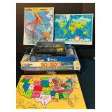 Great Vintage Game Lot, Including Uncle Wiggley, Sorry, Puzzels and More!