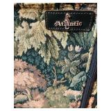 Lovely Vintage Tapestry Floral Suitcase and Sleek Neutral Carry On