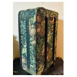Lovely Vintage Tapestry Floral Suitcase and Sleek Neutral Carry On