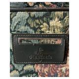 Lovely Vintage Tapestry Floral Suitcase and Sleek Neutral Carry On