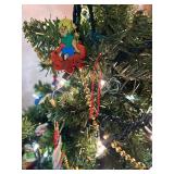 Pair of Petite Decorated Christmas