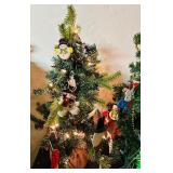 Pair of Petite Decorated Christmas