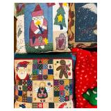 Whimsical Chirstmas Holiday Toss / Accent Pillows
