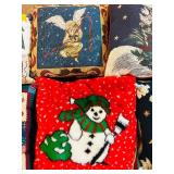 Whimsical Chirstmas Holiday Toss / Accent Pillows