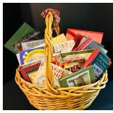 Wonderful Basket Overflowing with Holiday Books