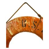 Extra Large Vintage Orange Life Preserver Ring