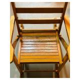 Petite Childrens Wood Rocking Chair