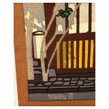 Unique Fabric Print by Clifton Karhu "House in Shiba"