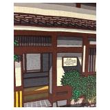 Unique Fabric Print by Clifton Karhu "House in Shiba"