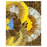 1940s Daniel Teixeira Brazilian Butterfly Tray with Wood Marquetry Detail