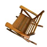 Petite Childrens Wood Rocking Chair